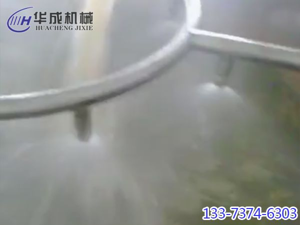 小麦淀粉浆液过滤现场